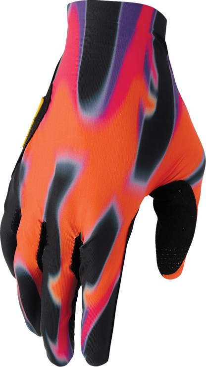 THOR Sportmode Inferno Gloves XS Orange/Purple - Part Number 3330-8555
