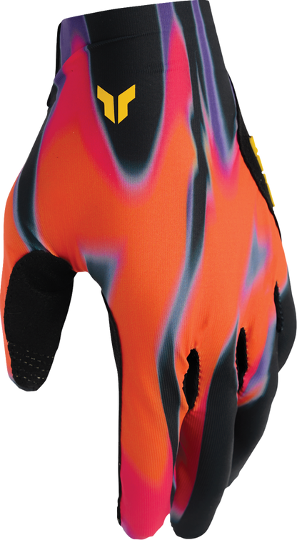 THOR Sportmode Inferno Gloves XS Orange/Purple - Part Number 3330-8555