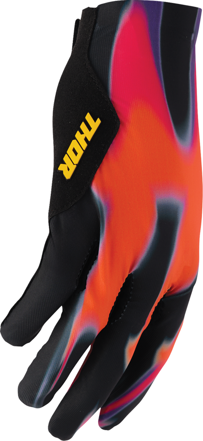 THOR Sportmode Inferno Gloves XS Orange/Purple - Part Number 3330-8555