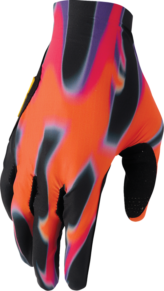 THOR Sportmode Inferno Gloves Large 3330-8558 – Performance Motorcycle Gloves with Four-Way Stretch and Silicone Fingertips