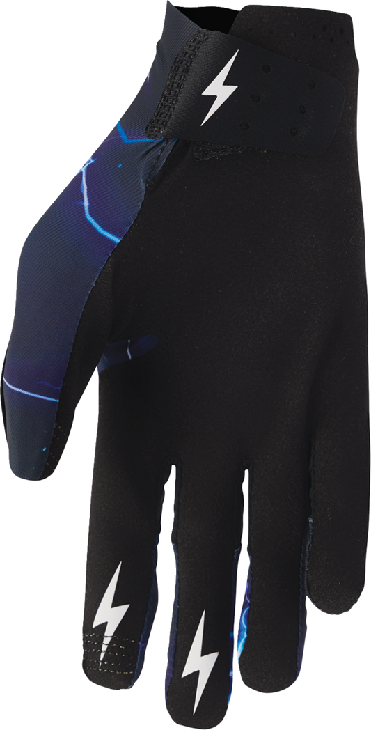 THOR Sportmode Surge Gloves Black/Blue XS - Model 3330-8561