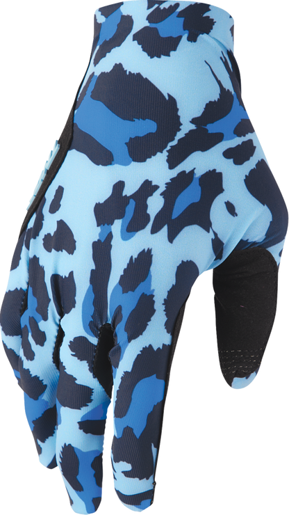 THOR Sportmode Cheetah Gloves - Midnight Blue, Small - Part Number 3330-8580