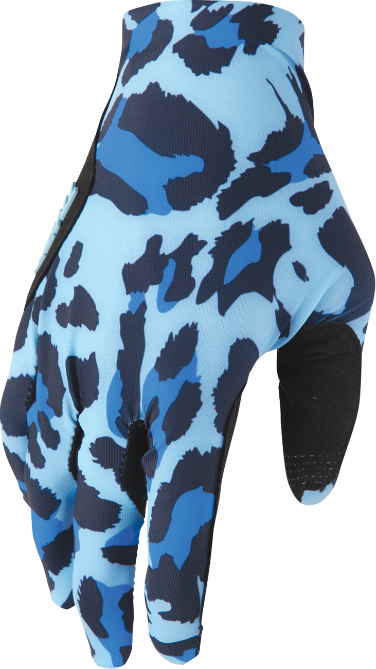 THOR Sportmode Cheetah Gloves - Midnight/Blue, Medium - Part 3330-8581