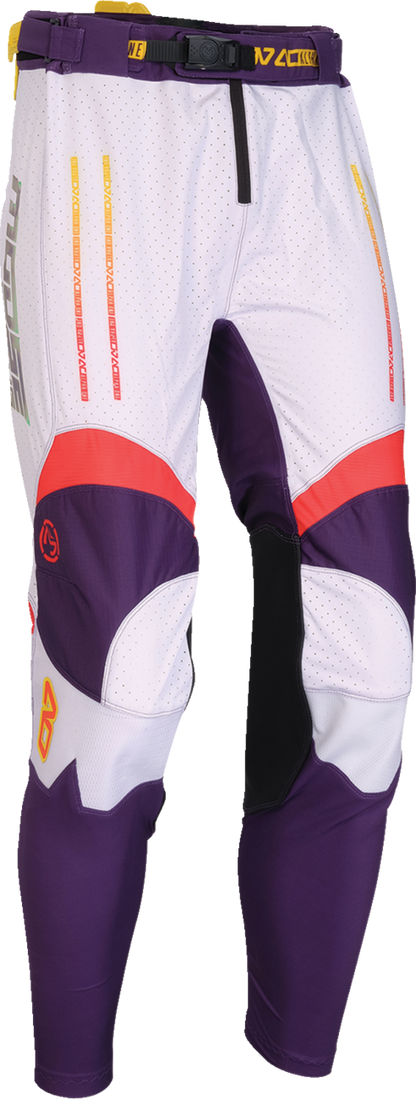MOOSE OFFROAD Alpha One Pants - Purple/Red US 28 - Part Number 2901-12061