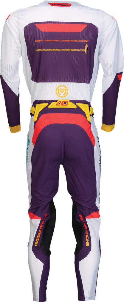 MOOSE OFFROAD Alpha One Pants - Purple/Red US 28 - Part Number 2901-12061