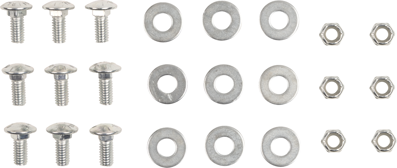 MOOSE OFFROAD Plow Rubber Flap Hardware - Nuts and Bolts BB2572PF