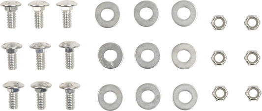 MOOSE OFFROAD Plow Rubber Flap Hardware - Nuts and Bolts BB2572PF