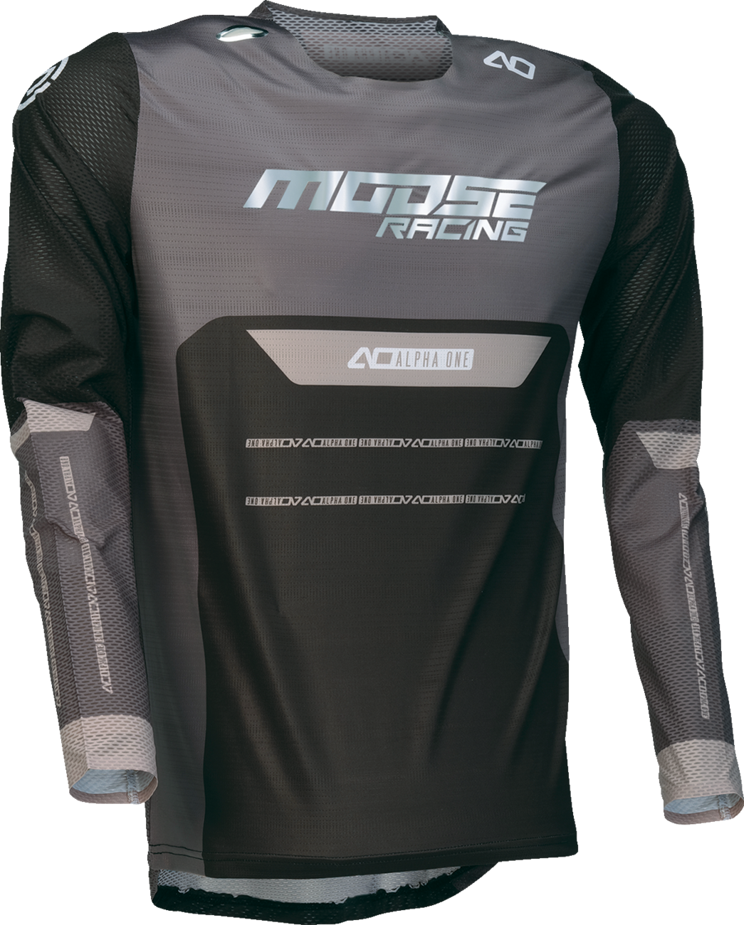 Moose Offroad Alpha One Jersey - Black/Gray, Size XL, Part Number 2910-8300