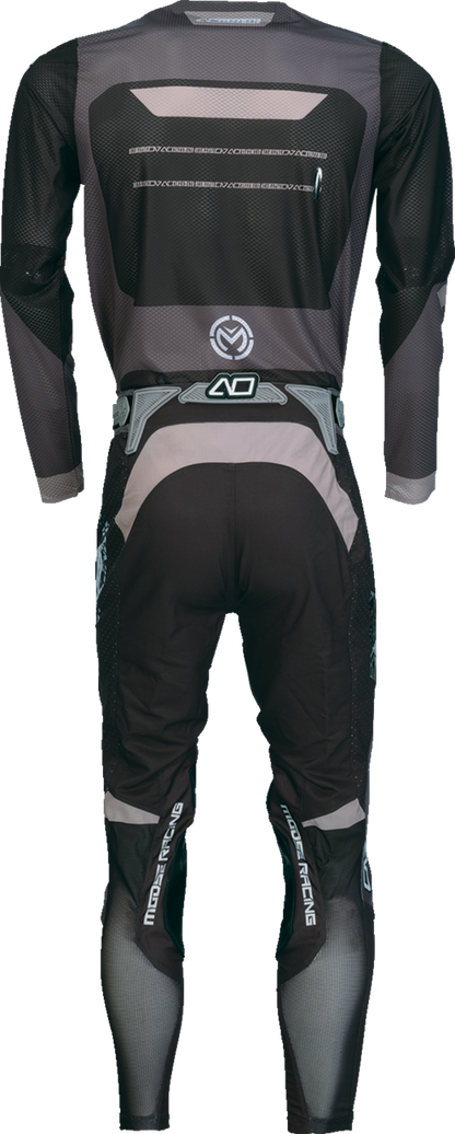 Moose Offroad Alpha One Jersey - Black/Gray, Size XL, Part Number 2910-8300