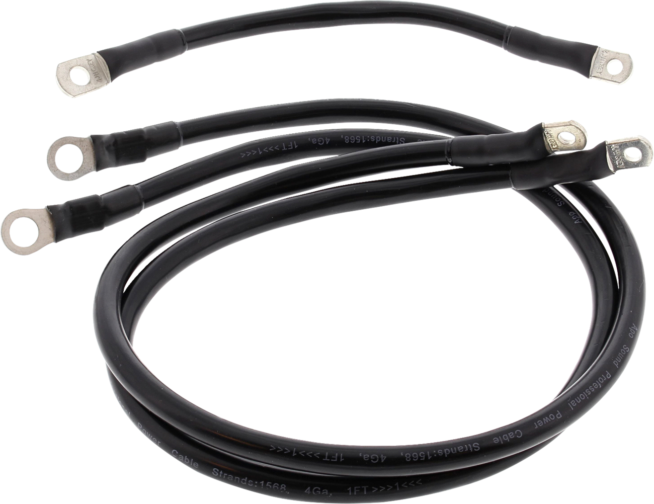 ALL BALLS Battery Cable Kit - Black 79-3007-1 for Improved Starter Performance