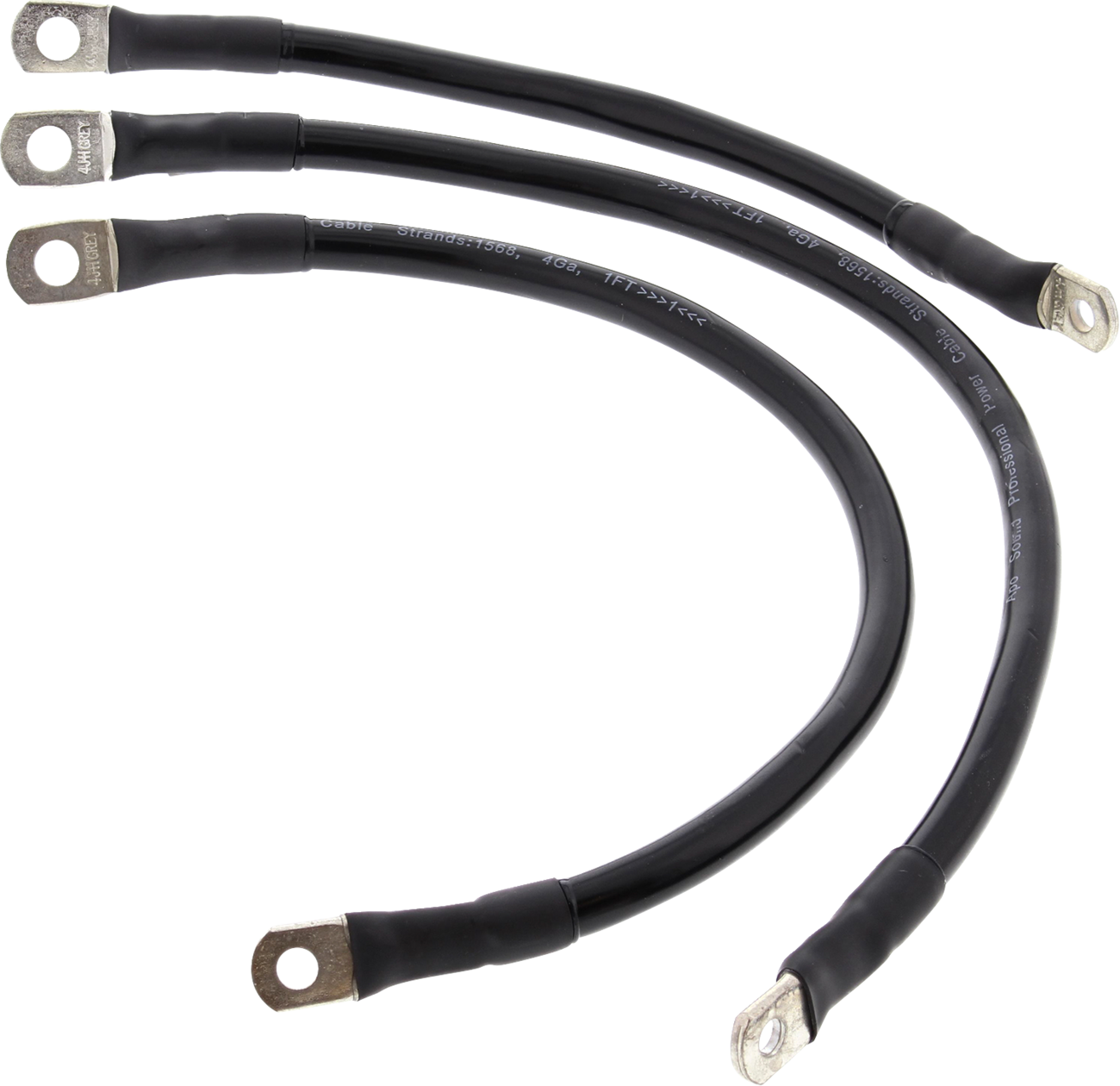 ALL BALLS Battery Cable Kit - Black 79-3013-1 for Improved Starter Performance