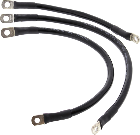 ALL BALLS Battery Cable Kit - Black 79-3013-1 for Improved Starter Performance