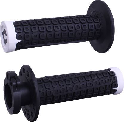 ODI Nomad Lock-On Grips Off-Road Black/White/Silver H36NDBW by ODI