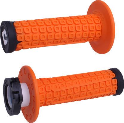 ODI Nomad Lock-On Grips Off-Road Orange/Black H36NDOB – Enhanced Vibration Dampening and Durability