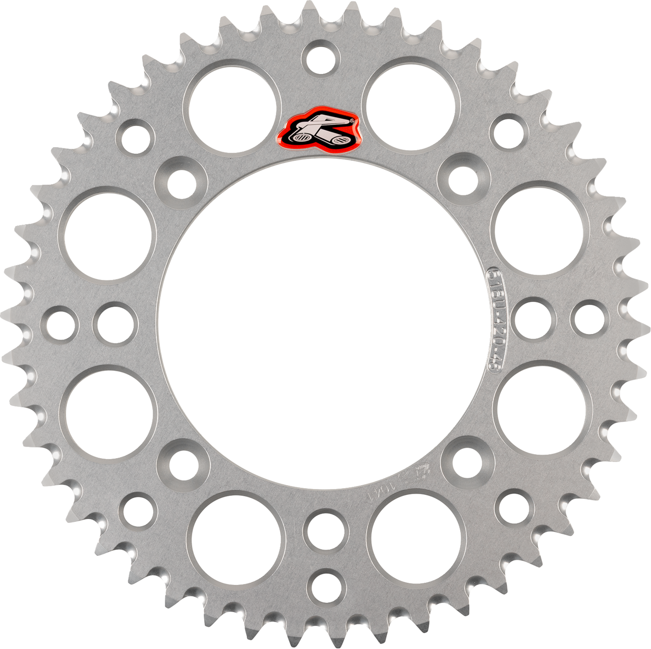 Renthal 518U-420-46GPSI Rear Aluminum Sprocket for KTM, 46 Teeth, Silver