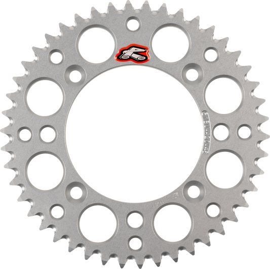 Renthal 518U-420-46GPSI Rear Aluminum Sprocket for KTM, 46 Teeth, Silver