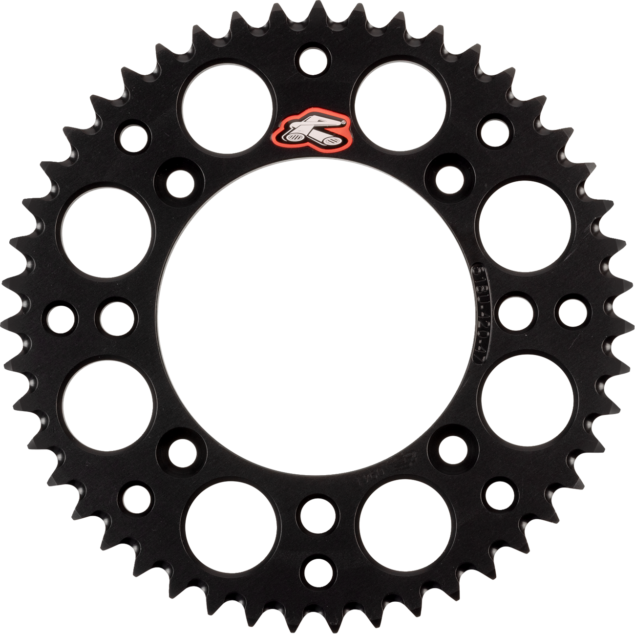 Renthal 518U-420-47GPBK Aluminum Rear Sprocket for KTM - Black, 47 Tooth