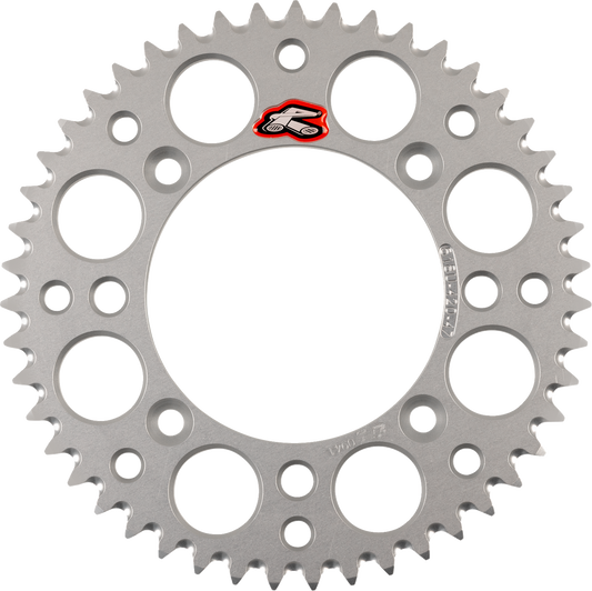 Renthal 518U-420-47GPSI Aluminum Rear Sprocket for KTM – 47 Tooth, Silver