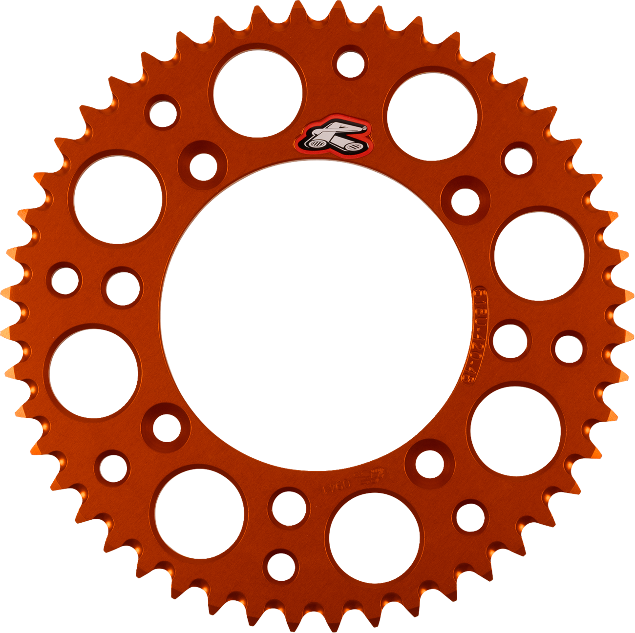 Renthal 518U-420-48GPOR Aluminum Rear Sprocket – 48 Tooth – Orange for KTM