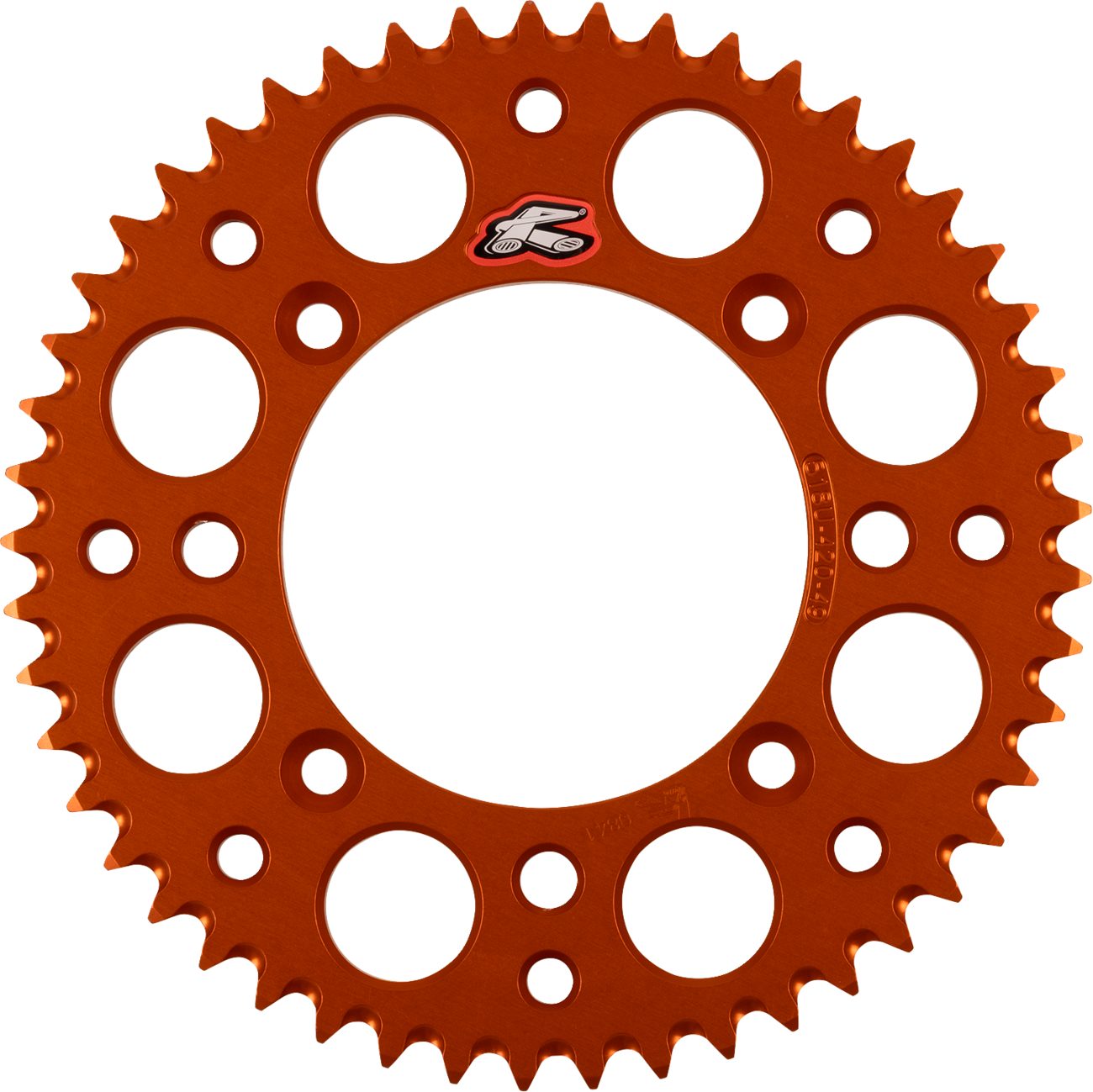 Renthal Limited Edition UltraLight Rear Chainwheel - 49 Tooth Aluminum Orange for KTM 518U-420-49GPOR