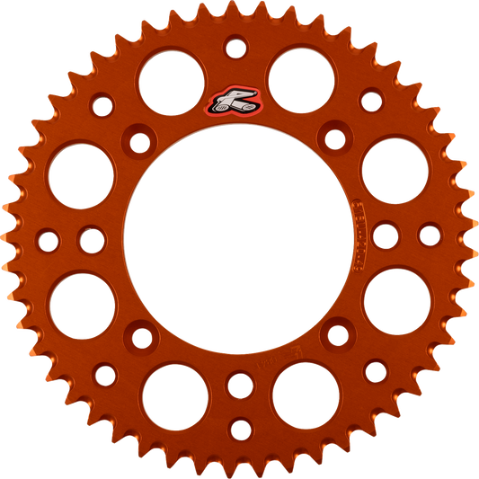 Renthal Limited Edition UltraLight Rear Chainwheel - 49 Tooth Aluminum Orange for KTM 518U-420-49GPOR