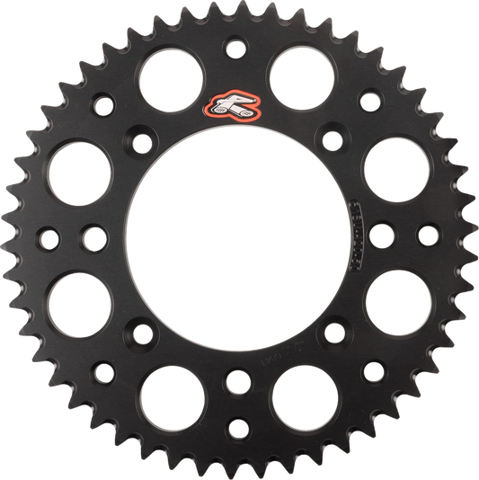 Renthal 518U-420-50GPBK Aluminum Rear Sprocket - 50 Tooth for KTM – Black