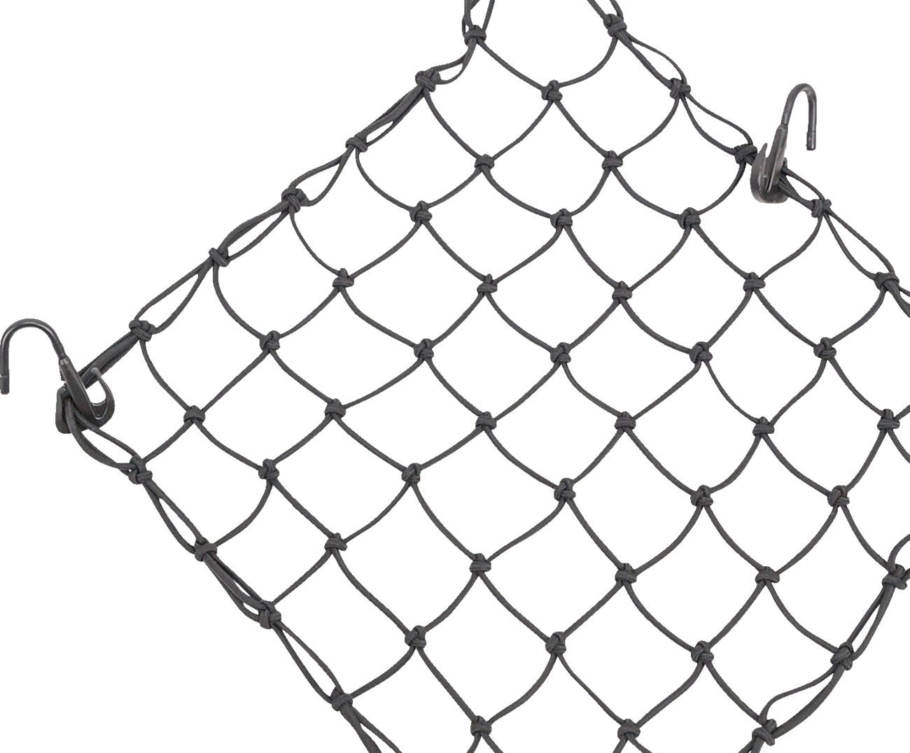 Moose Offroad 50152-NM Adjustable Cargo Net - 15 x 15 Inches with Steel-Kore Hooks for Motorcycles, ATVs, and UTVs