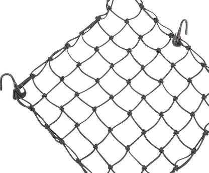 Moose Offroad 50152-NM Adjustable Cargo Net - 15 x 15 Inches with Steel-Kore Hooks for Motorcycles, ATVs, and UTVs