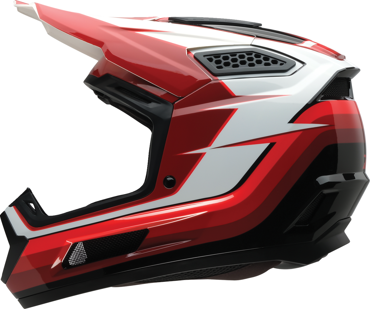 Z1R Dirt Maxx Helmet Vortex Red/White 2XL - Part Number 0110-9339