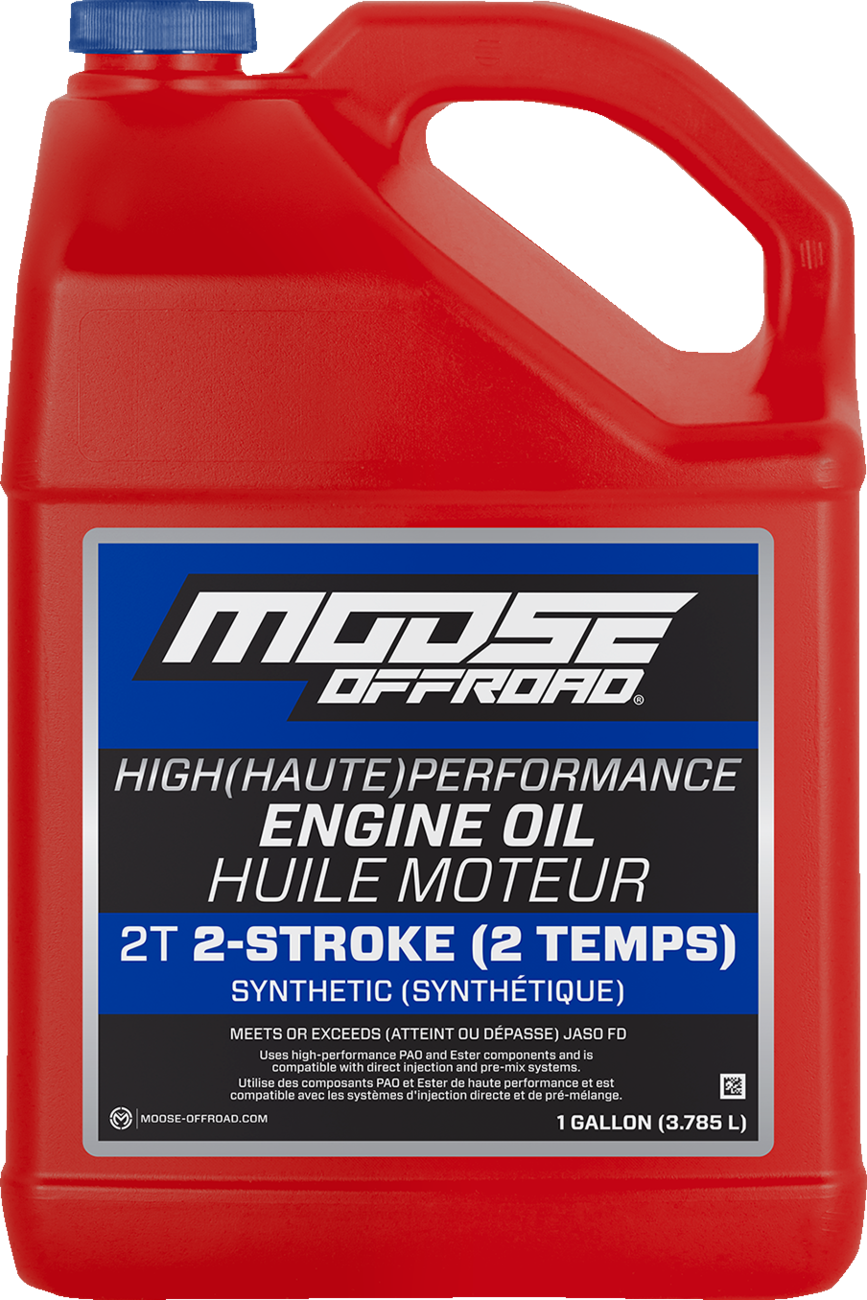 Moose Offroad 2-Stroke Synthetic Engine Oil - 1 Gallon (Part #219384)