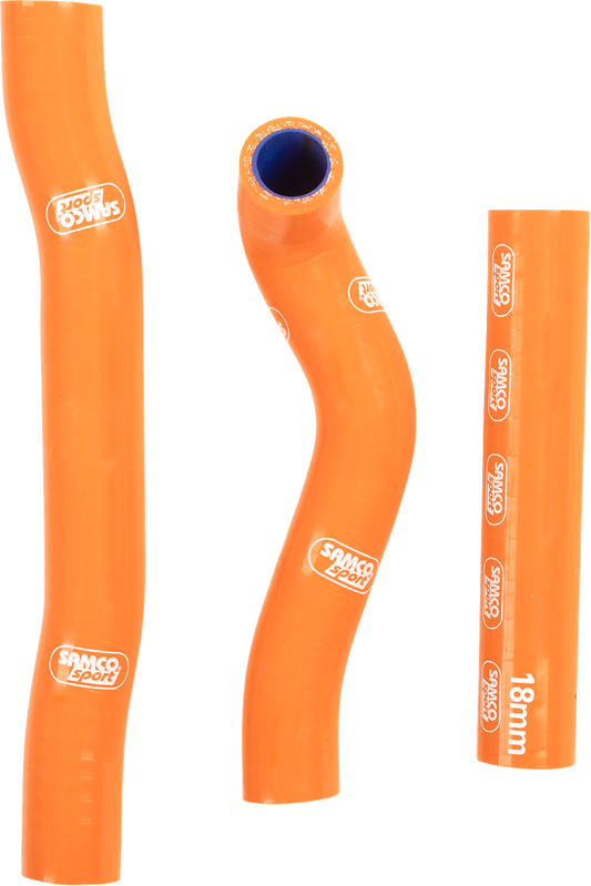 MOOSE OFFROAD OEM Fit Radiator Hose Kit for Husqvarna and KTM - Orange - Part Number KTM-73-0R