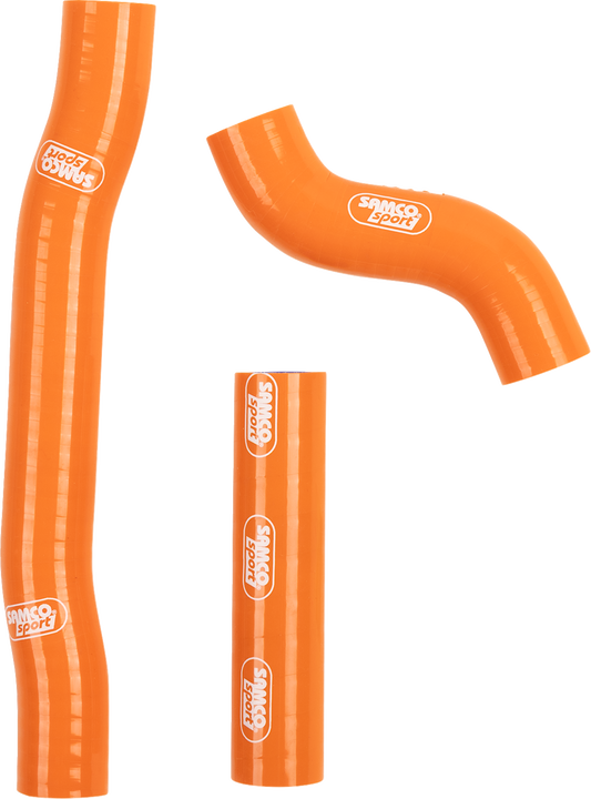 Moose Offroad OEM Fit Radiator Hose Kit for Husqvarna and KTM - Orange (Part Number: KTM-88-OR)