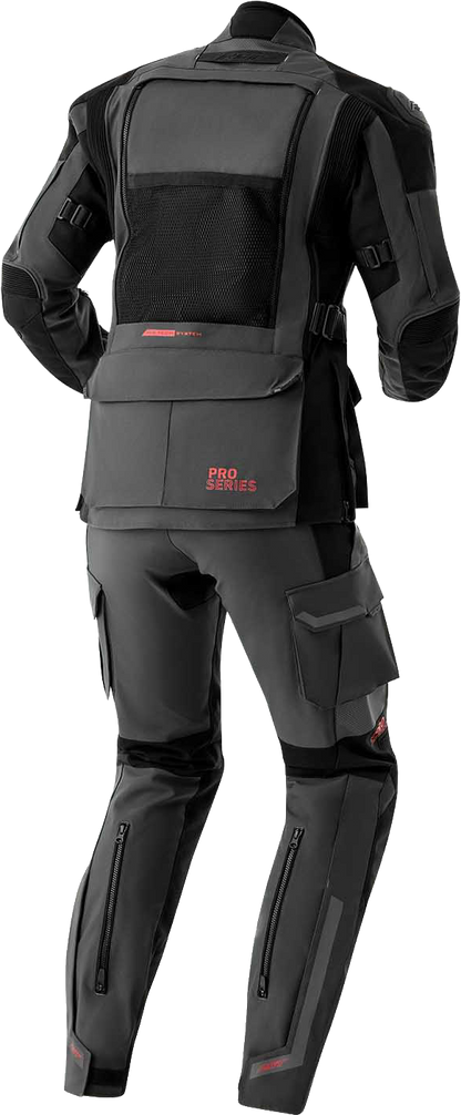 RST Ps Adventure D3O Jacket Grey/Black Textile – All-Weather Motorcycle Riding Gear