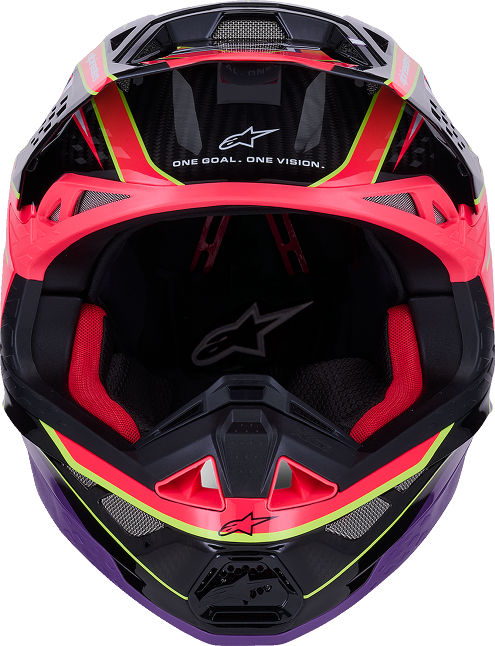 Alpinestars Supertech M10 Helmet with MIPS® - Era Gloss Pink/Violet/Yellow Fluo - XL