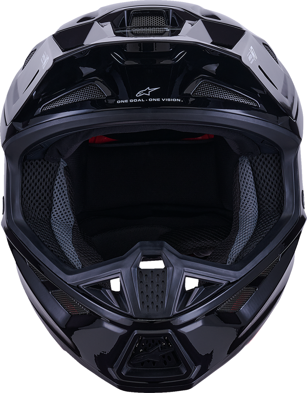 Alpinestars SM7 Helmet - Solid Gloss Black - XL (Part Number 8301426-1180-XL)