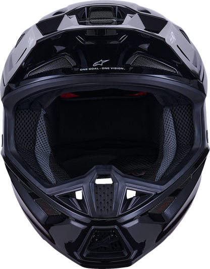 Alpinestars SM7 Helmet - Solid Gloss Black - XL (Part Number 8301426-1180-XL)