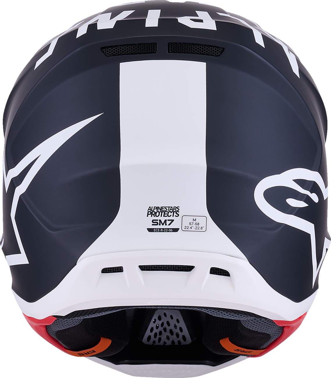 Alpinestars SM7 Dasher Helmet - Matte Black/White - Large