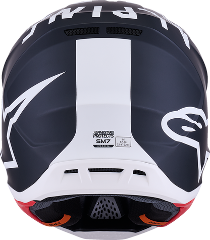 Alpinestars SM7 Dasher Helmet - Matte Black/White - Large