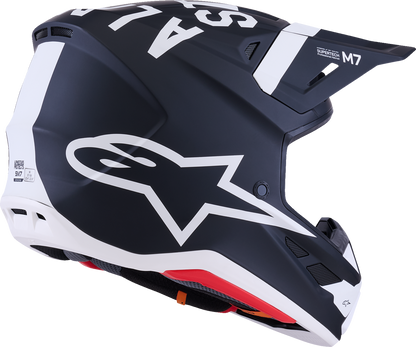 Alpinestars SM7 Dasher Helmet - Matte Black/White - Large