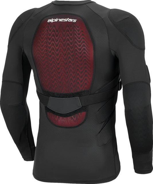 Alpinestars Bionic Plasma LT Jacket Long-Sleeve Black/White XL – Impact Protection and Breathability