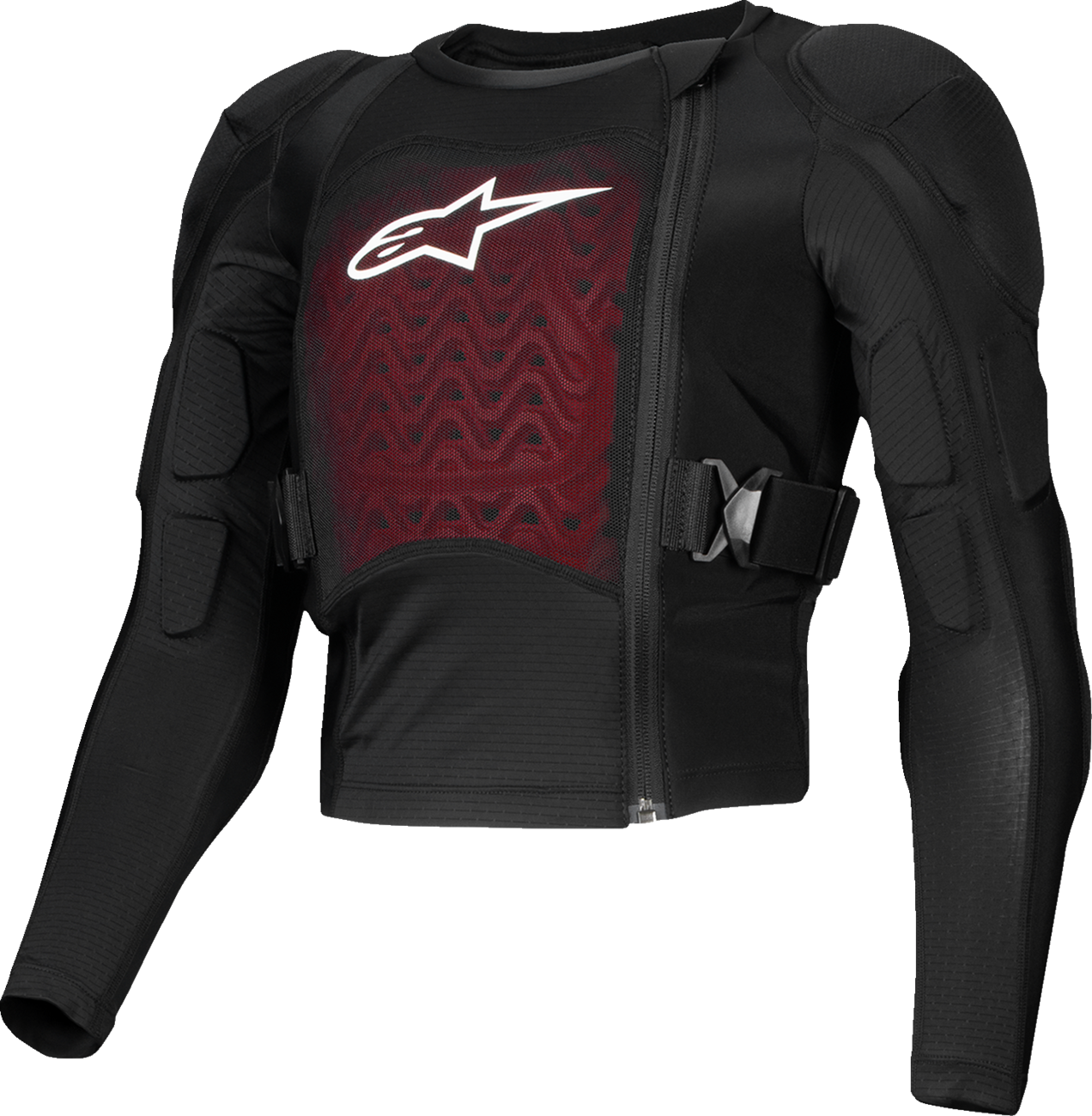 Alpinestars Youth Bionic Plasma LT Jacket - Black/White, Size Medium (Part #6540126-12-M)