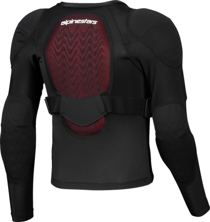 Alpinestars Youth Bionic Plasma LT Jacket - Black/White, Size Medium (Part #6540126-12-M)