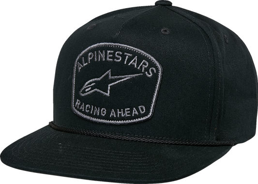 Alpinestars Promptus Snapback Hat - Black (Part Number 1235-81445-10-OS)