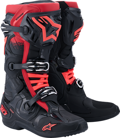 ALPINESTARS Tech 10 Boots - Black/Red - US 7 / EU 40.5 2010020-13-7