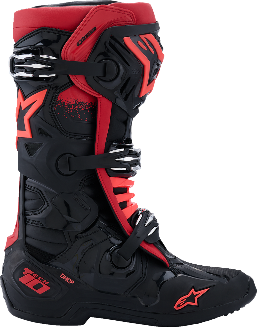 ALPINESTARS Tech 10 Boots - Black/Red - US 7 / EU 40.5 2010020-13-7
