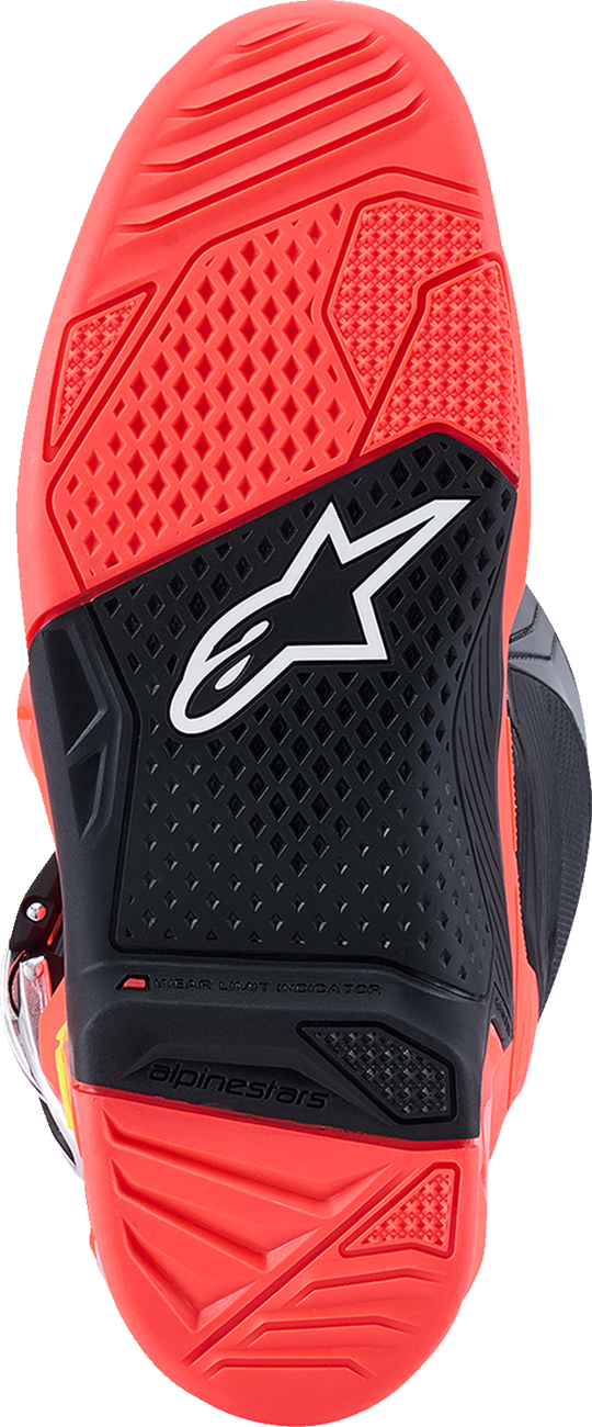 Alpinestars Tech 7 Boots Black, Fluorescent Red & Pink - US 11 / EU 45.5, Part 2012025-1576-11