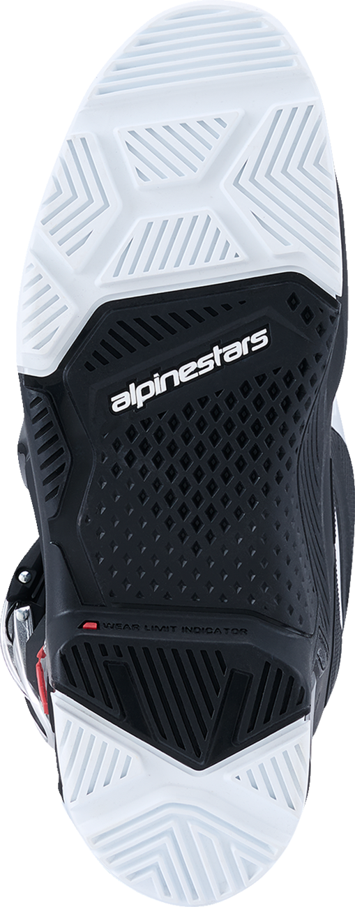 Alpinestars Tech 7 Enduro Boots - Black/White US 8, Part Number 2010426-12-8
