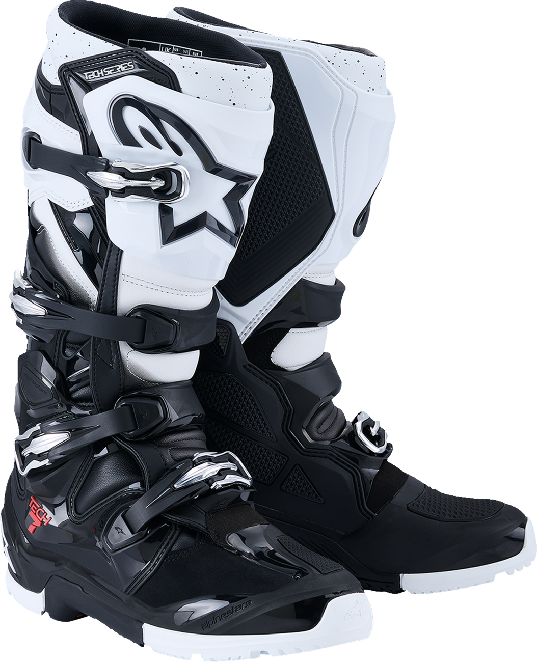 Alpinestars Tech 7 Enduro Boots - Black/White US 12, Part 2010426-12-12