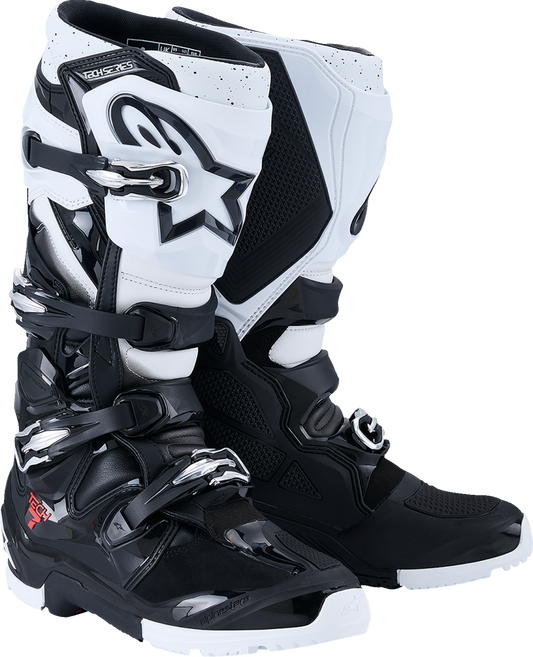 Alpinestars Tech 7 Enduro Boots - Black/White US 12, Part 2010426-12-12