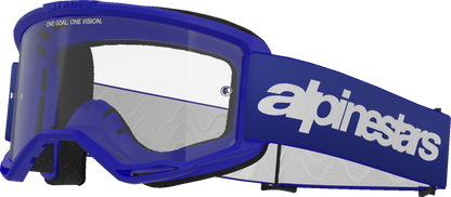 Alpinestars GOGGLES Vision 3 Wordmark Blue Clear Lens - Part 5103325-7189